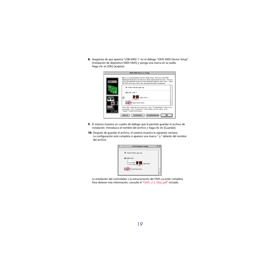 Musica UX16 User Manual | Page 19 / 33