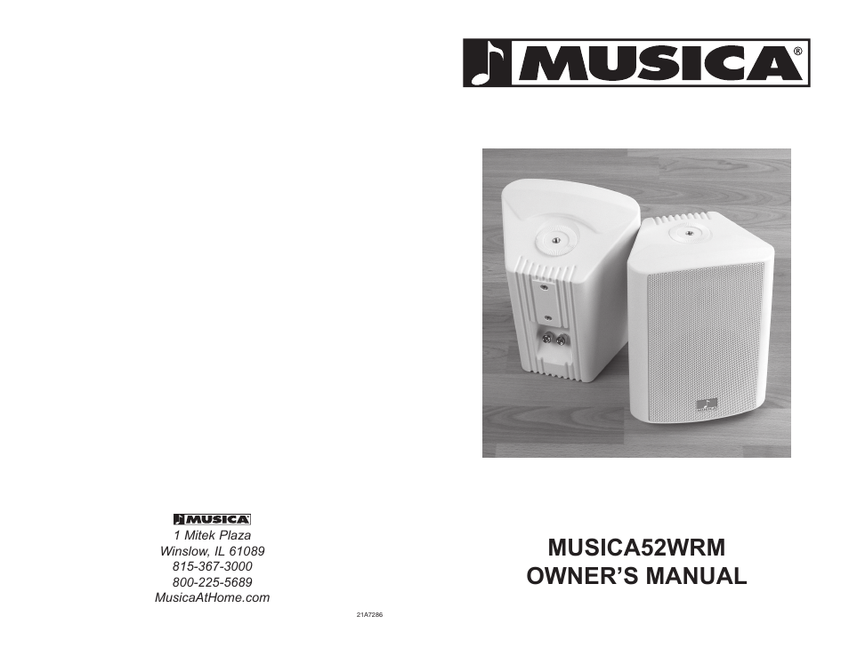 Musica 52WRM User Manual | 6 pages