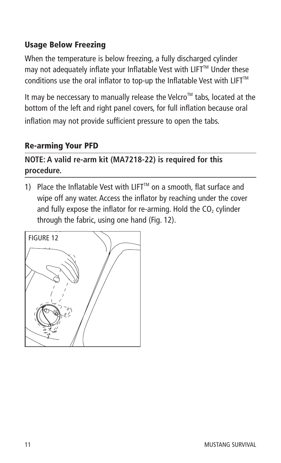 Mustang Survival MD0450 22 User Manual | Page 14 / 36