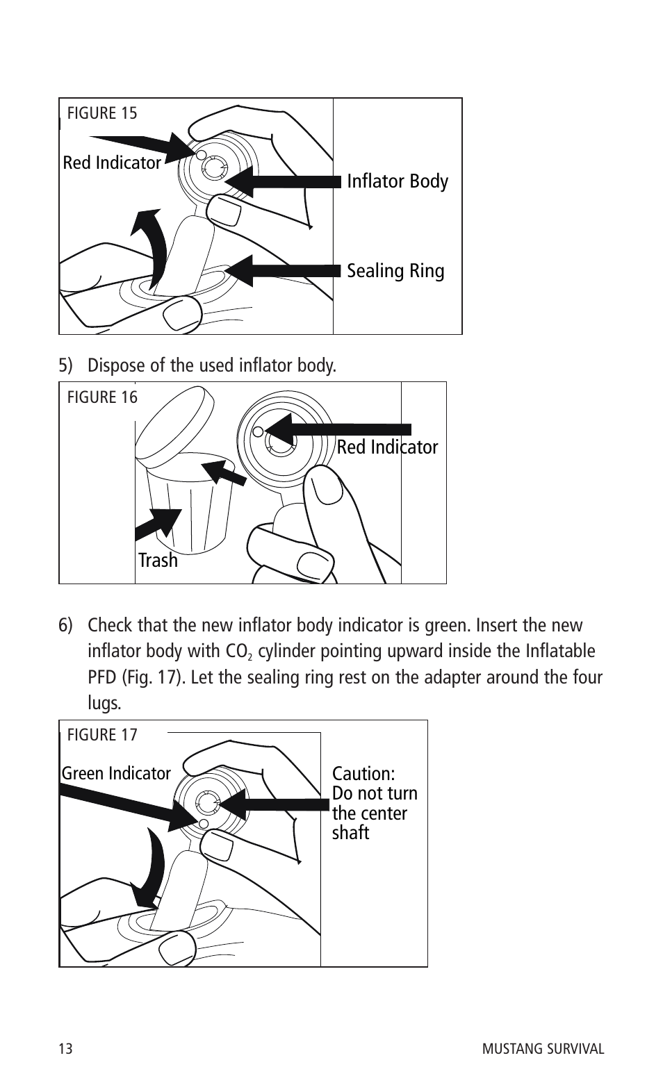 Mustang Survival MD0450 22 User Manual | Page 16 / 36