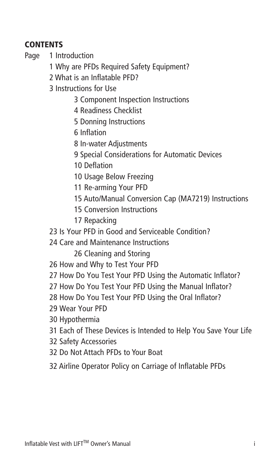 Mustang Survival MD0450 22 User Manual | Page 3 / 36