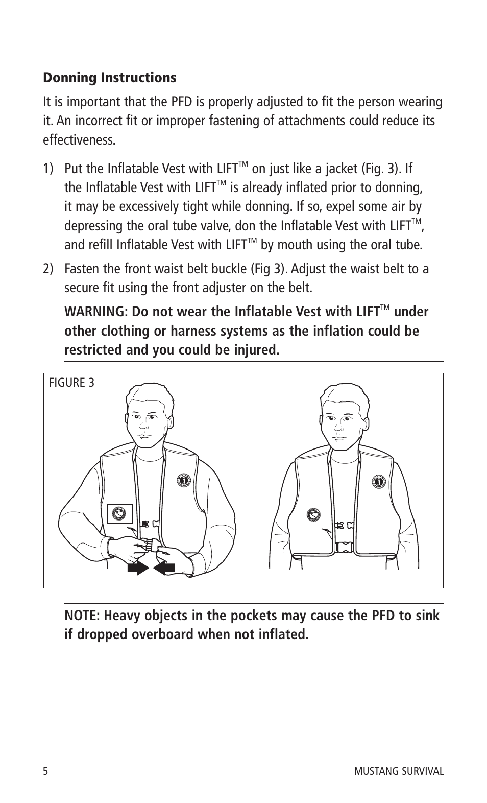 Mustang Survival MD0450 22 User Manual | Page 8 / 36