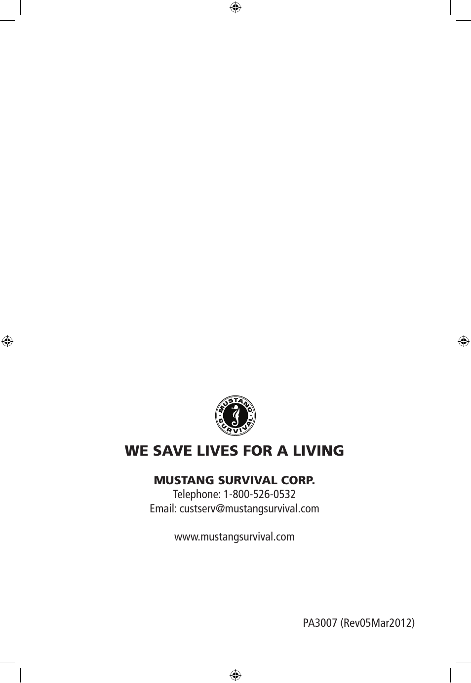 Mustang Survival MD1127 User Manual | Page 11 / 11