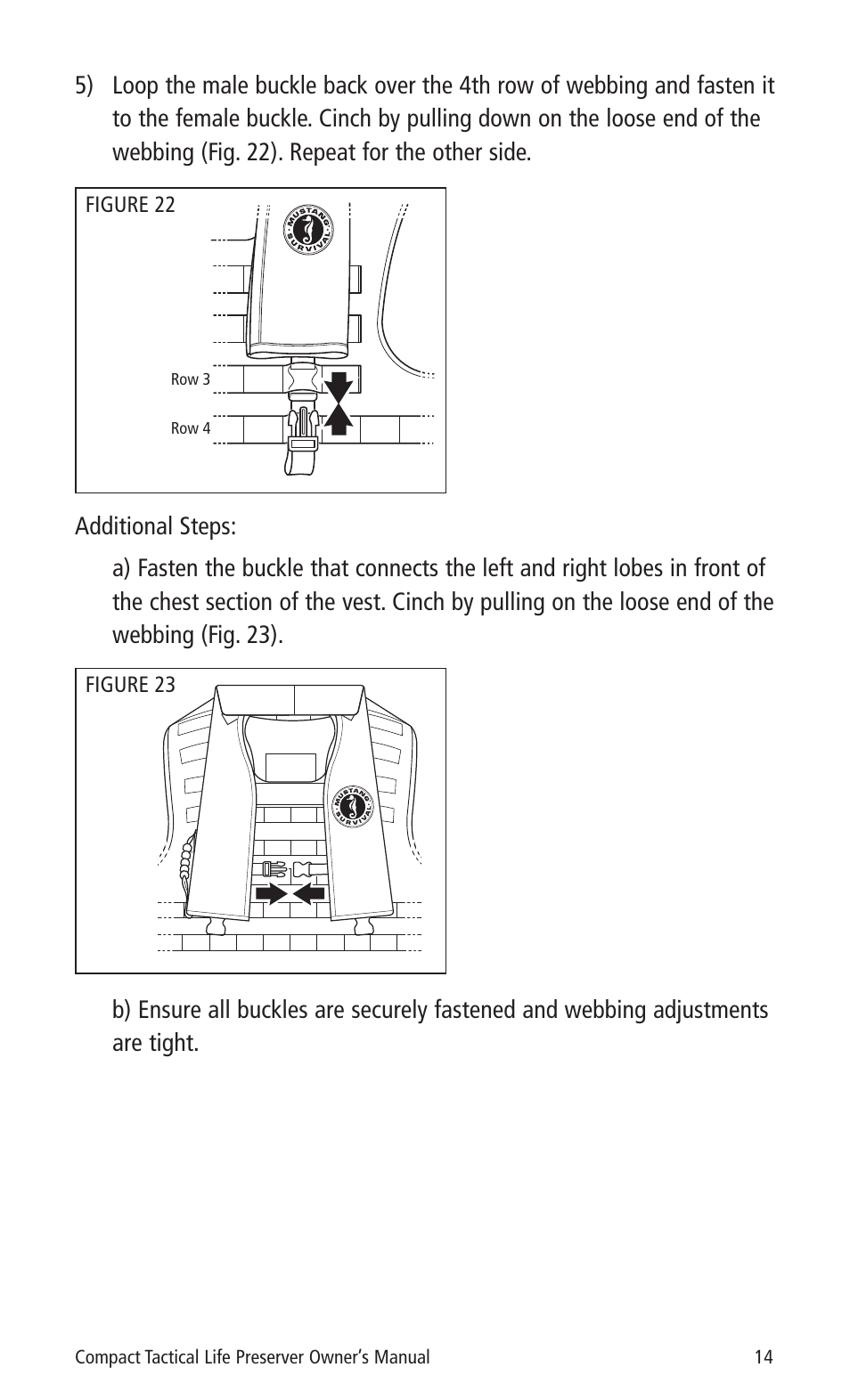 Mustang Survival MD3090 User Manual | Page 16 / 22