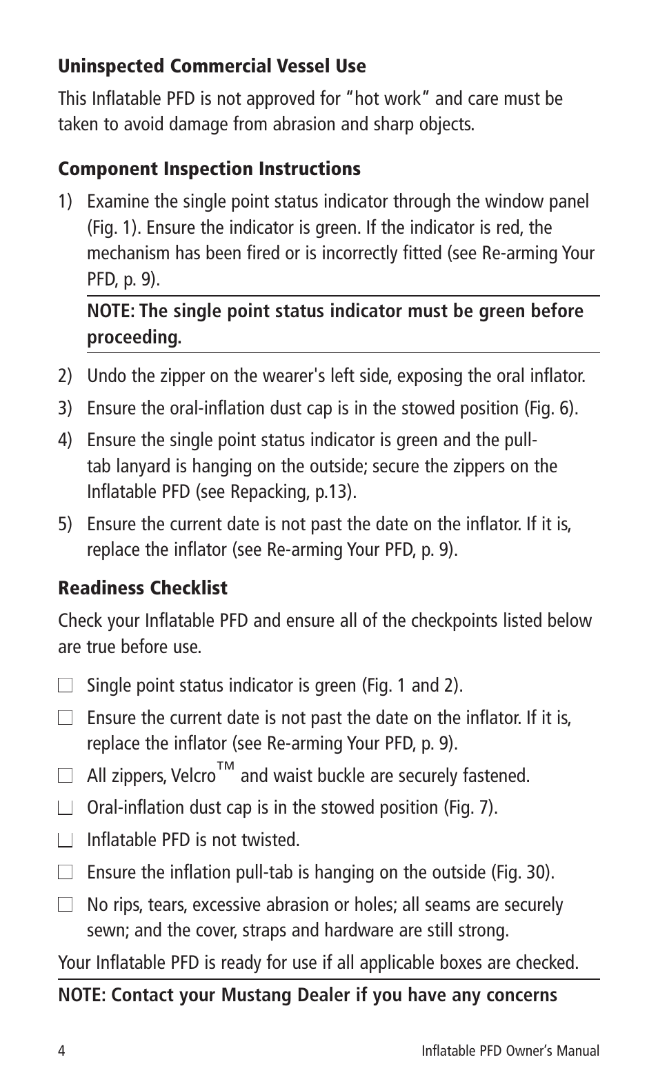 Mustang Survival MD3183 User Manual | Page 6 / 28