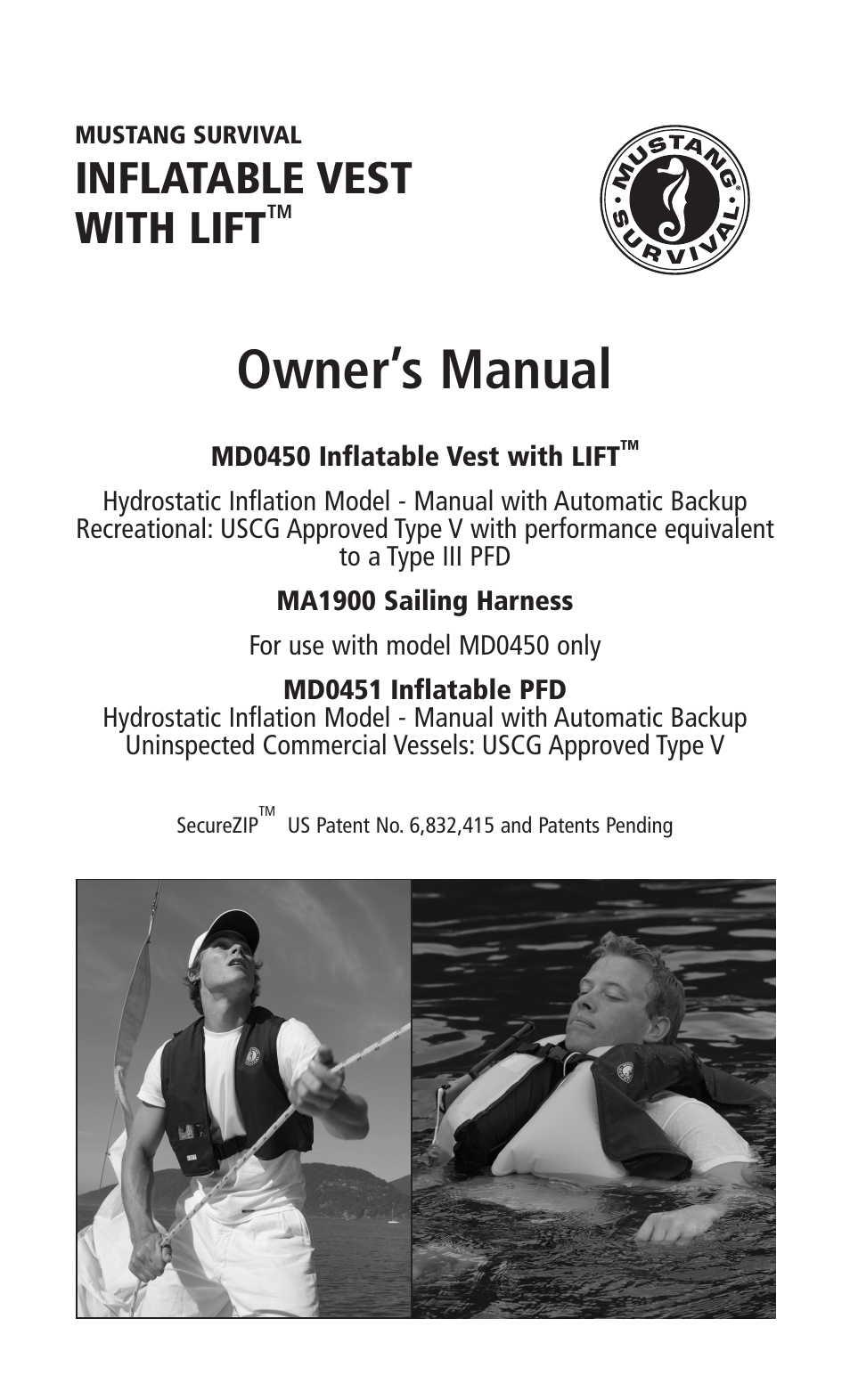 Mustang Survival MD0450 User Manual | 42 pages