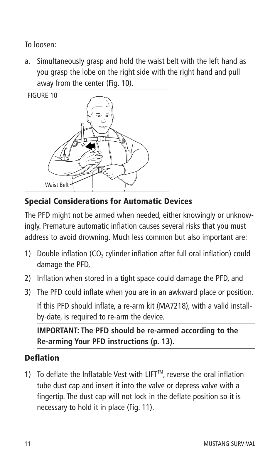 Mustang Survival MD0450 User Manual | Page 14 / 42