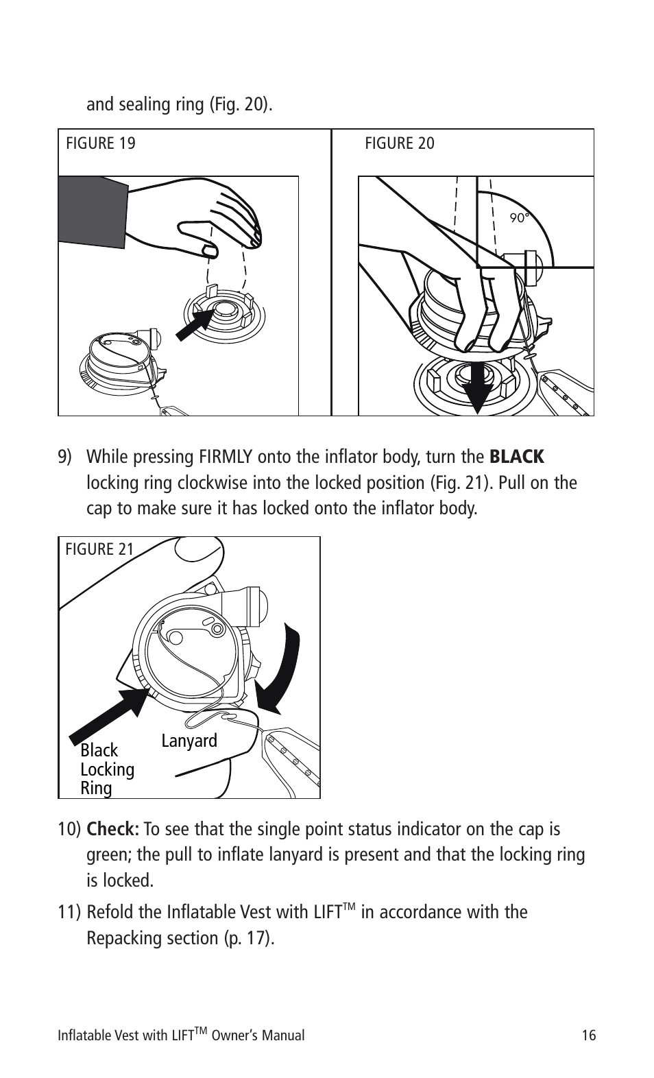 Mustang Survival MD0450 User Manual | Page 19 / 42