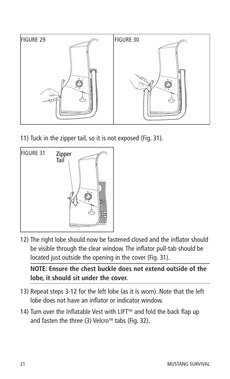 Mustang Survival MD0450 User Manual | Page 24 / 42
