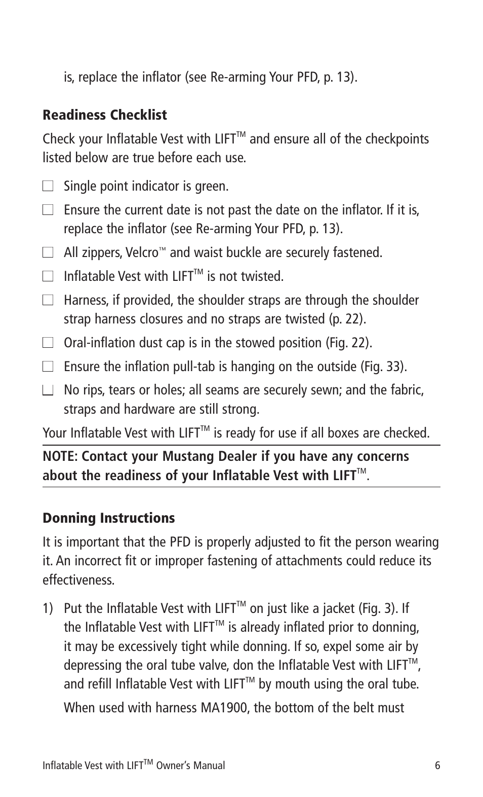 Mustang Survival MD0450 User Manual | Page 9 / 42
