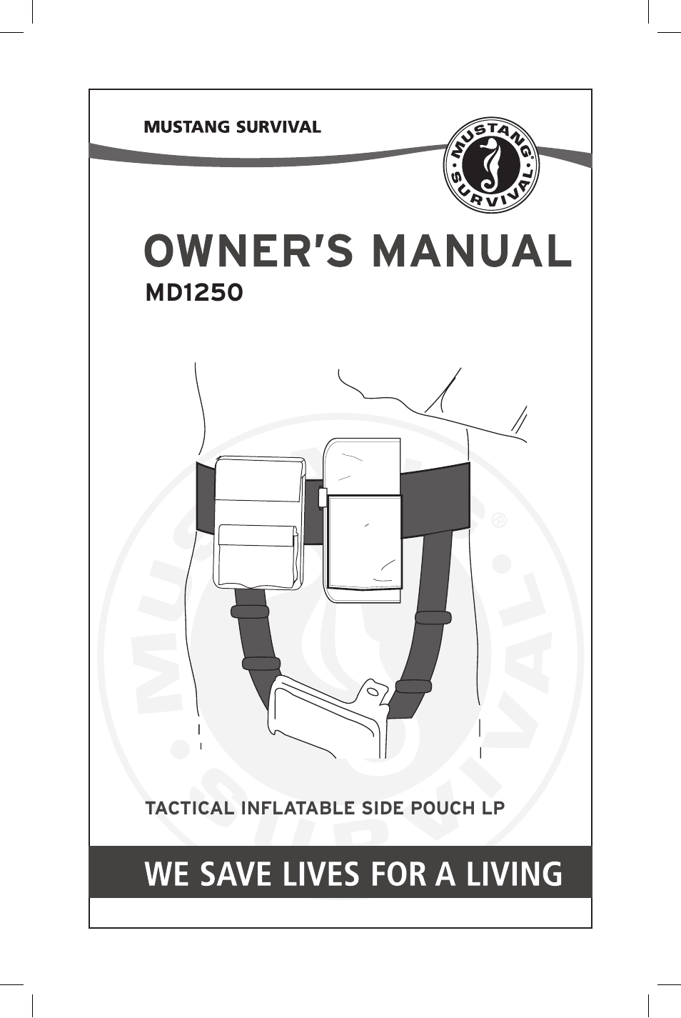 Mustang Survival MD1250 User Manual | 16 pages