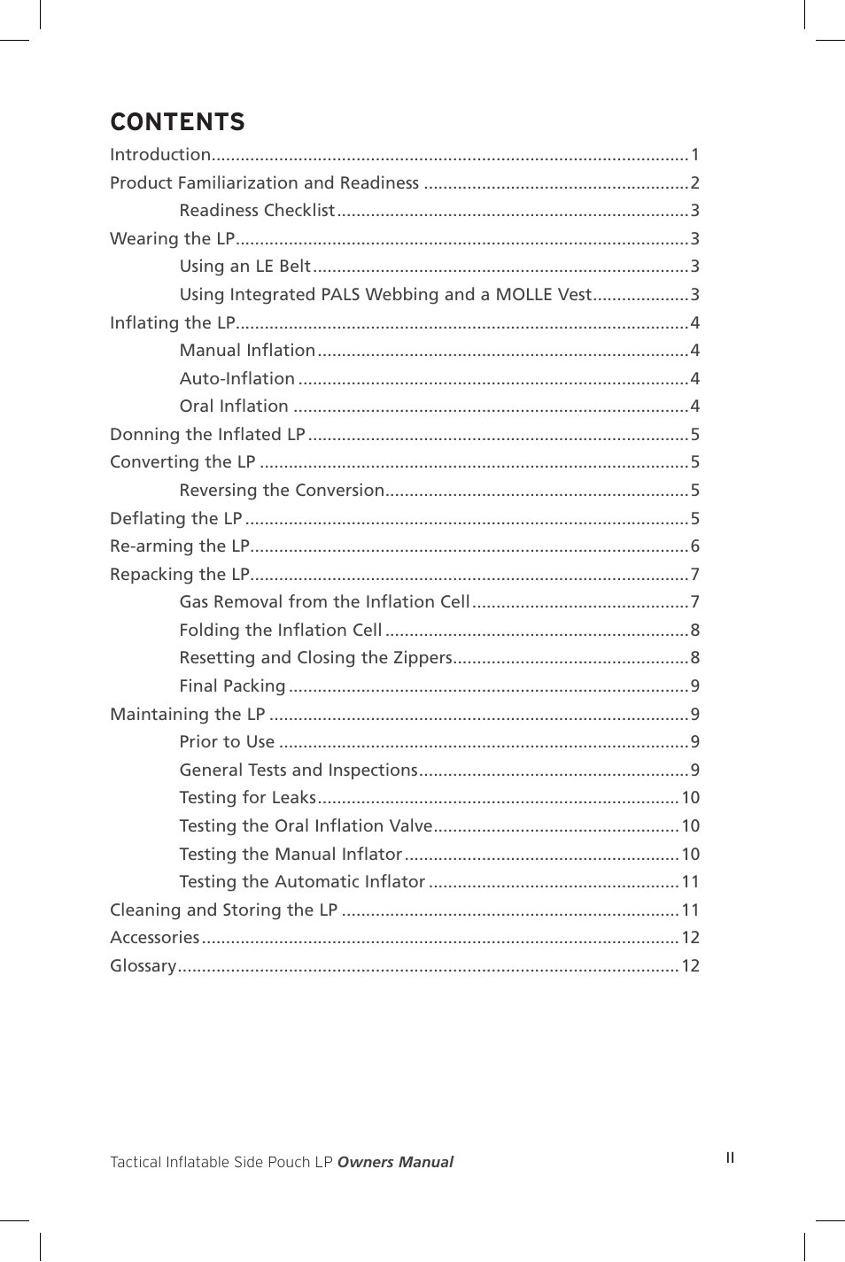 Mustang Survival MD1250 User Manual | Page 3 / 16