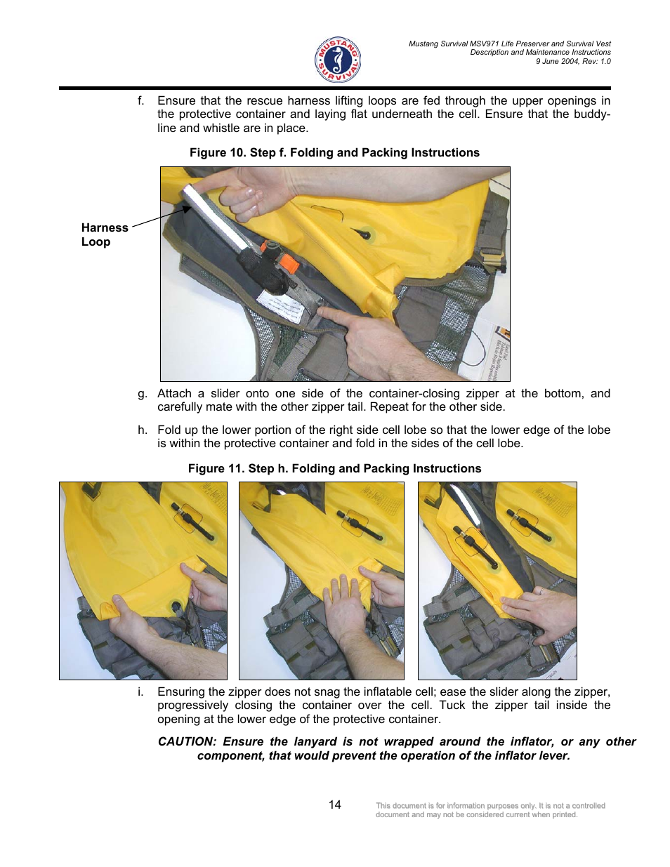 Mustang Survival MSV971 User Manual | Page 17 / 38