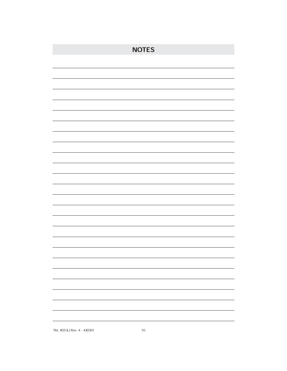 Millennium Enterprises GME-P100 User Manual | Page 10 / 28