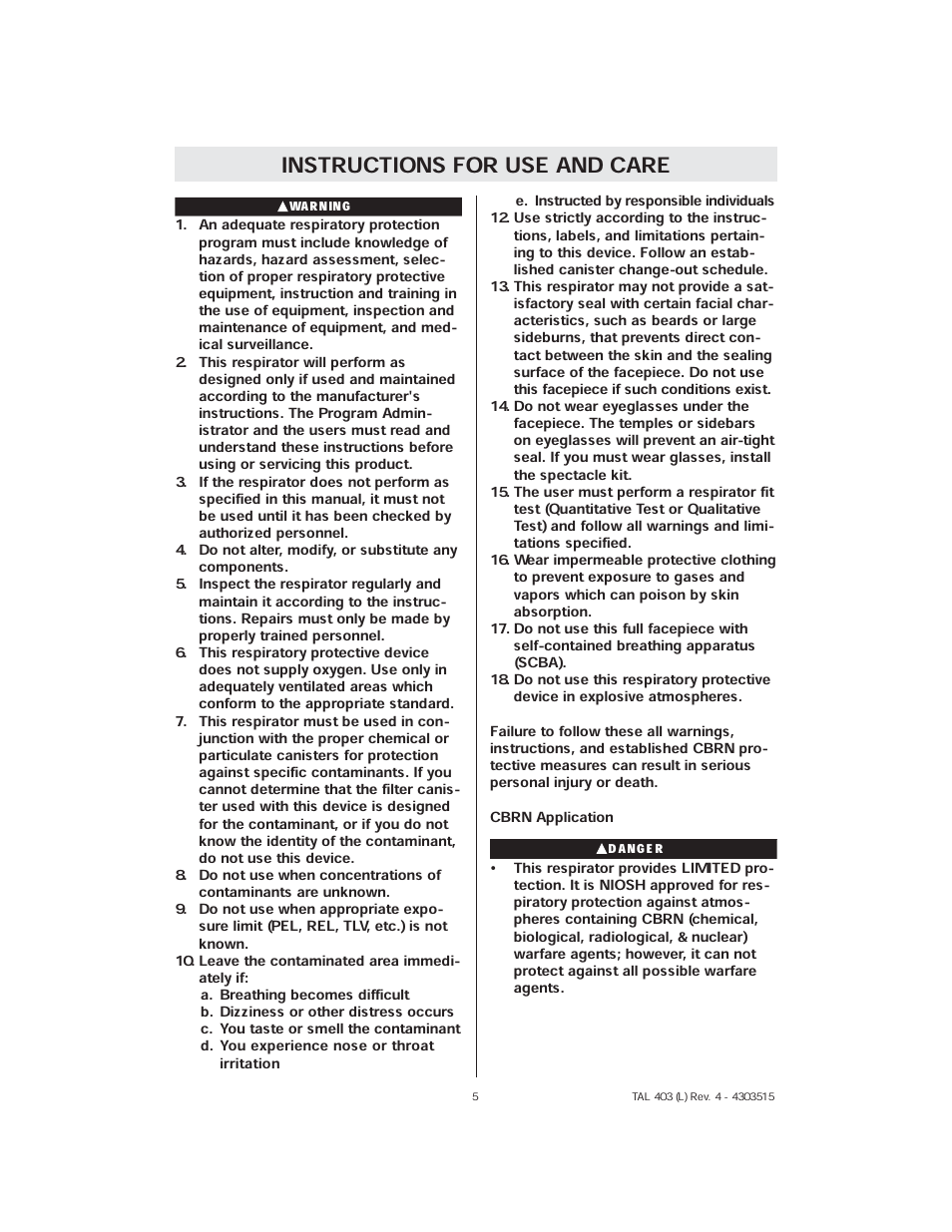 Instructions for use and care | Millennium Enterprises GME-P100 User Manual | Page 5 / 28