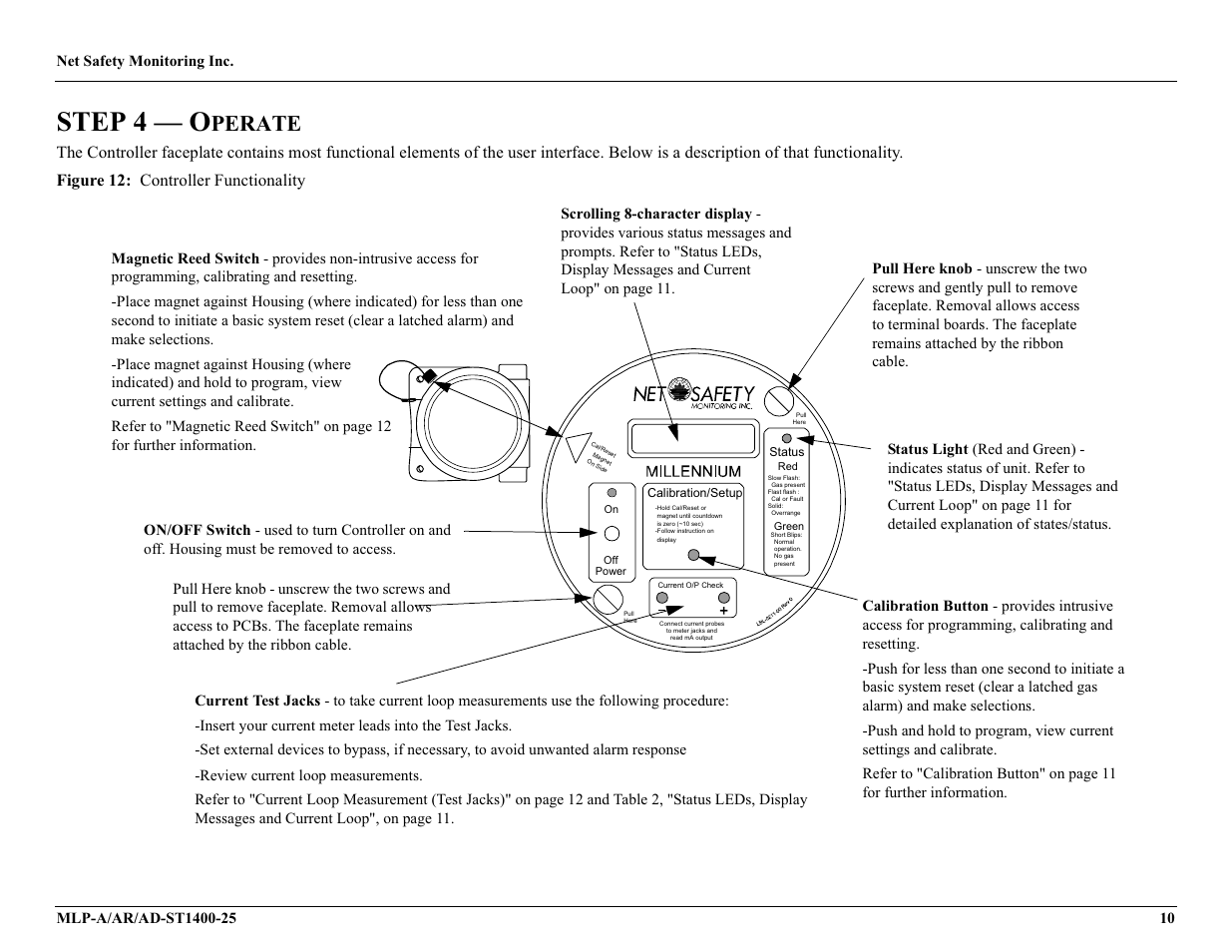 Step 4 — o, Perate | Millennium Enterprises Net Safety MLP-A/AR User Manual | Page 15 / 28