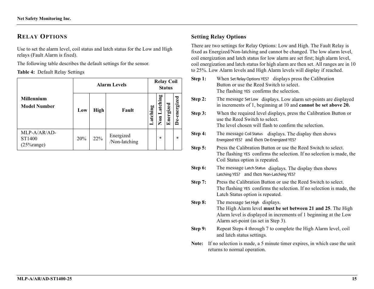 Millennium Enterprises Net Safety MLP-A/AR User Manual | Page 20 / 28