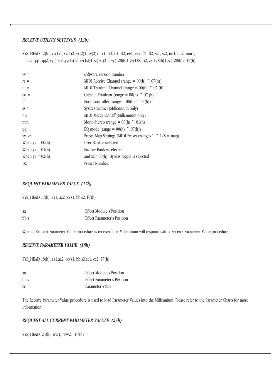 User guide | Millennium Enterprises Integrated Modeling Amplifier User Manual | Page 100 / 116