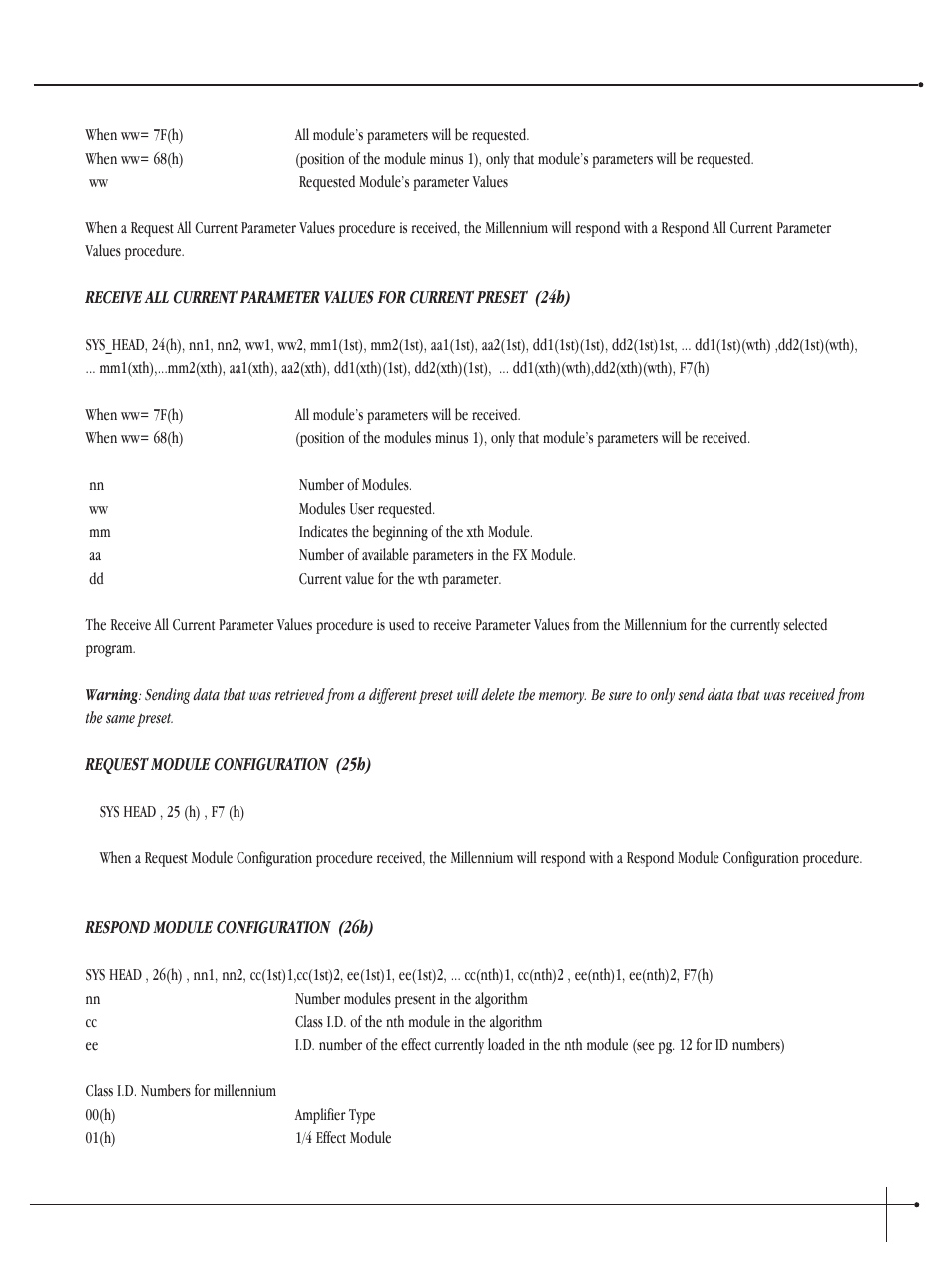 User guide | Millennium Enterprises Integrated Modeling Amplifier User Manual | Page 101 / 116