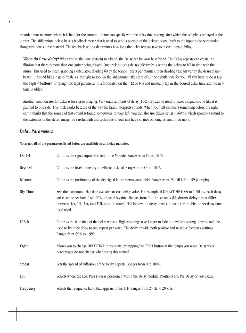 User guide | Millennium Enterprises Integrated Modeling Amplifier User Manual | Page 58 / 116