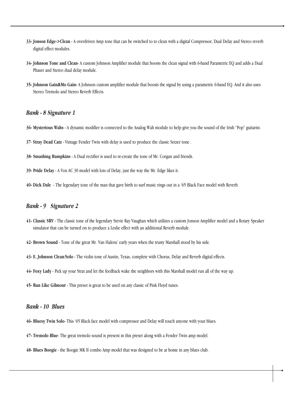 User guide | Millennium Enterprises Integrated Modeling Amplifier User Manual | Page 89 / 116