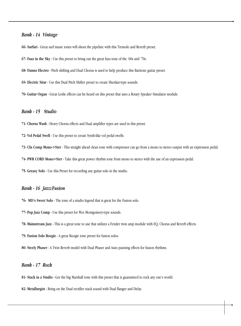 User guide | Millennium Enterprises Integrated Modeling Amplifier User Manual | Page 91 / 116
