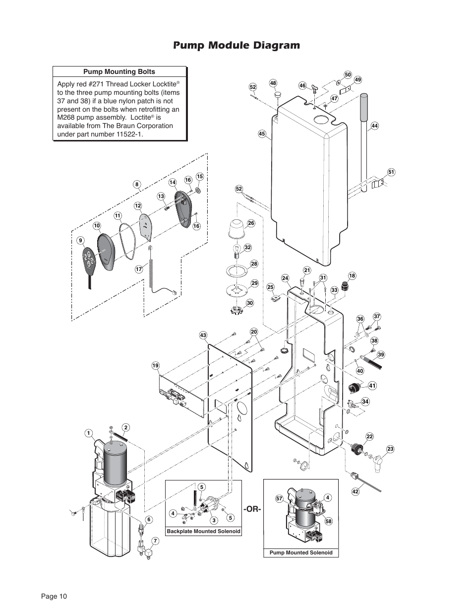 Pump module diagram | Millennium Enterprises A1 User Manual | Page 12 / 16