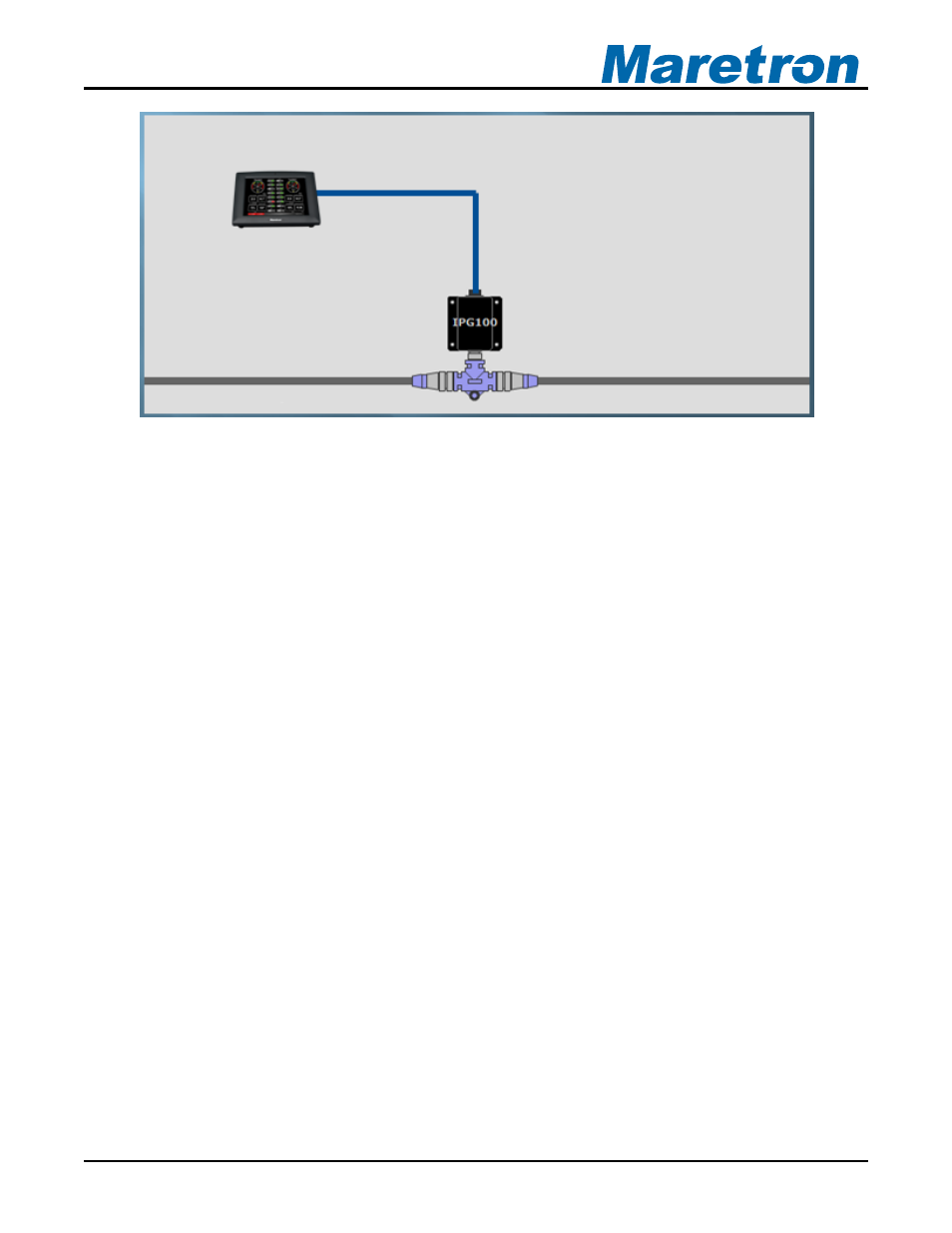 2 tcp/ip networks, 3 nat (network address translation), Tcp/ip networks | Nat (network address translation), Figure 5 – single client connection to ipg100 | Maretron INTERNET PROTOCOL GATEWAY IPG100 User Manual | Page 9 / 22