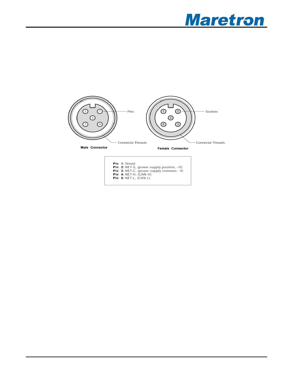 2 checking connections, 5 configuring the alm100, Checking connections | Configuring the alm100, Figure 3 – nmea 2000, Connector face views | Maretron Alarm Module ALM100 User Manual | Page 9 / 16