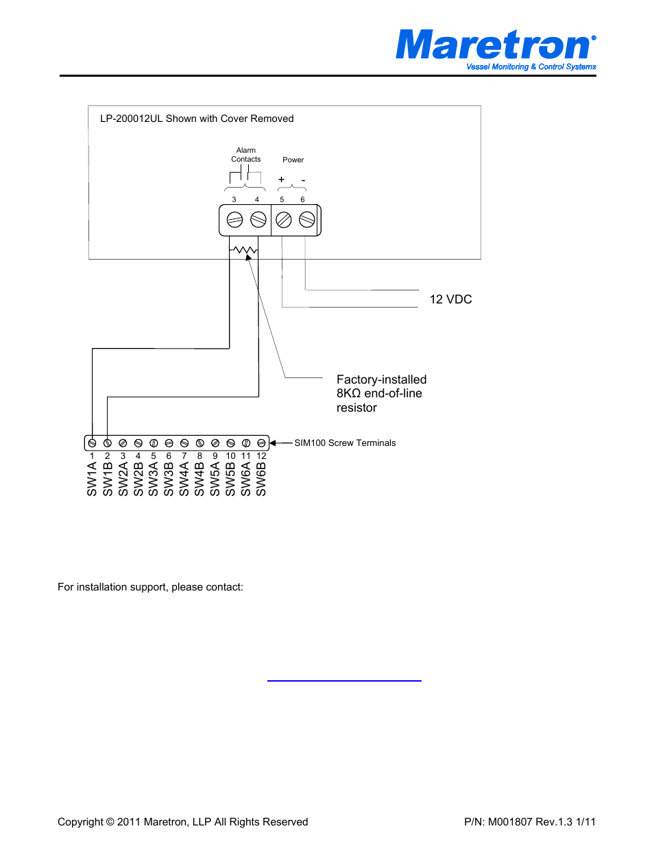 Maretron LP-200012UL User Manual | Page 2 / 2