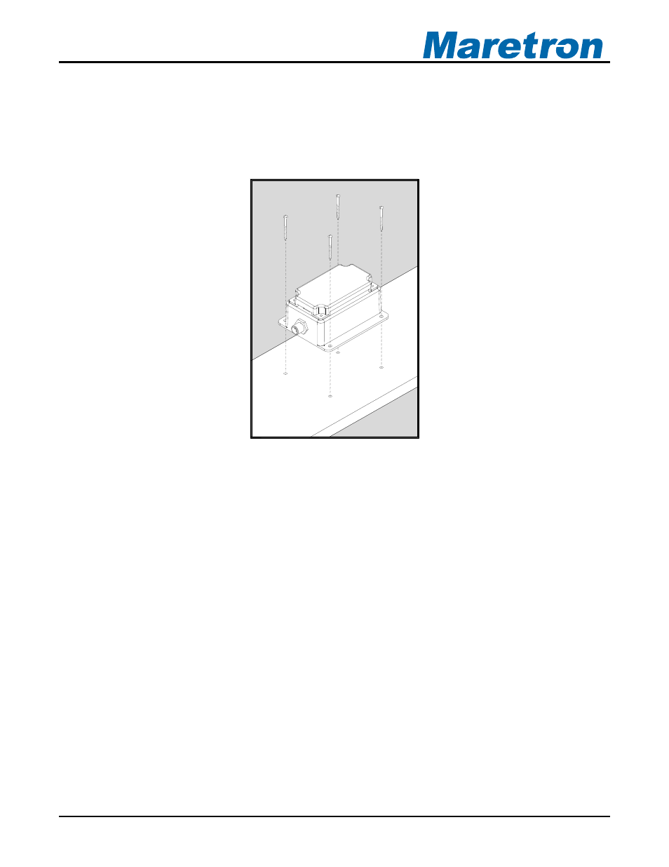 3 mounting the acm100, 4 connecting the acm100, 1 nmea 2000® connection | Mounting the acm100, Connecting the acm100, Nmea 2000, Connection, Figure 1 – mounting the acm100 | Maretron ACM100 User Manual | Page 7 / 24