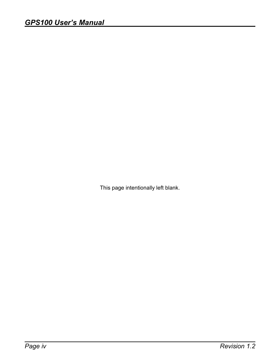 Gps100 user’s manual | Maretron GPS100 User Manual | Page 4 / 25
