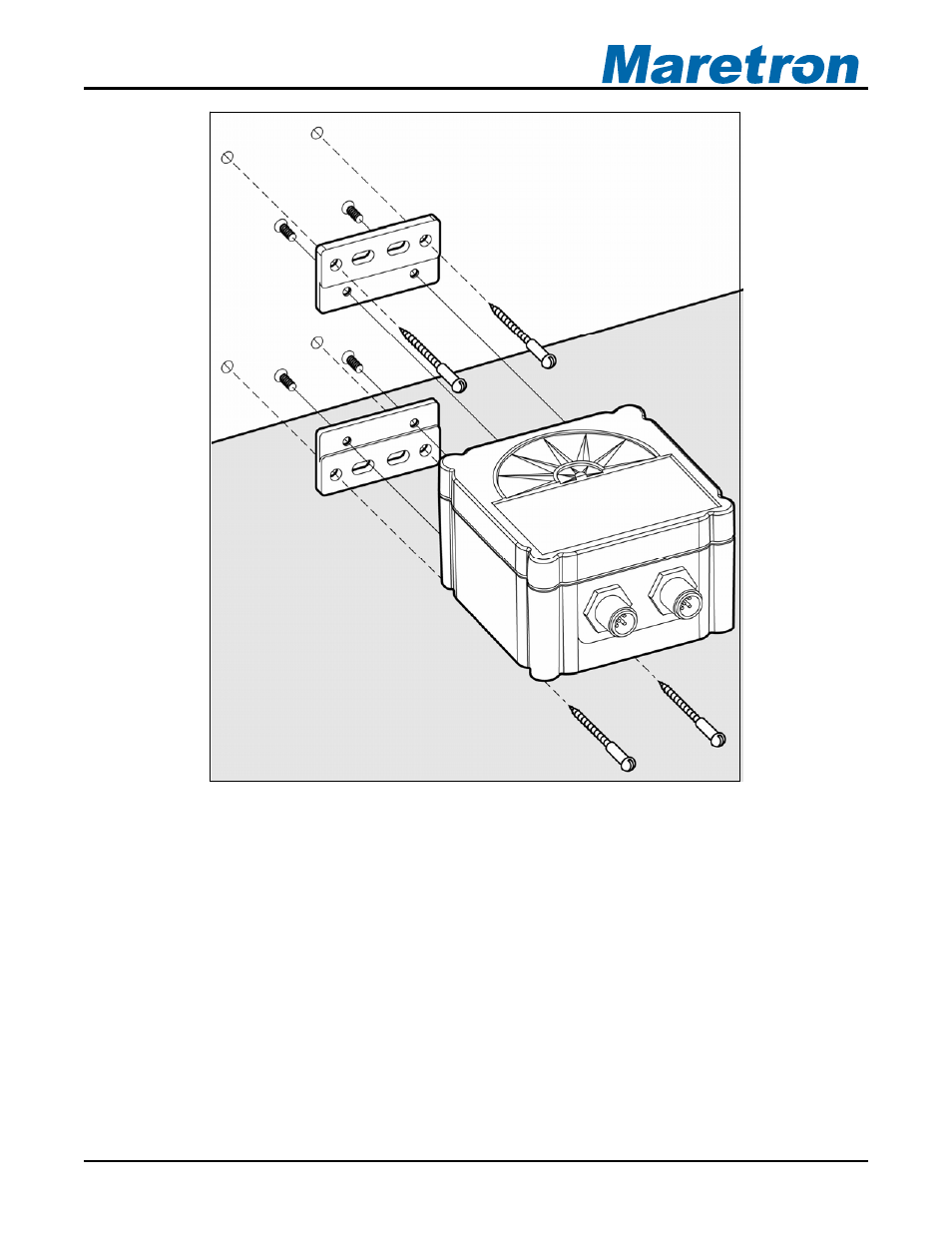 4 connecting the ssc200, Connecting the ssc200, Figure 2 – mounting the ssc200 to vertical surface | Maretron SSC200 User Manual | Page 9 / 45