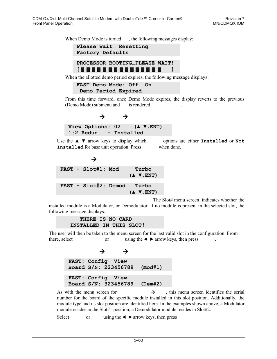 Mocomtech CDM-QX User Manual | Page 129 / 260