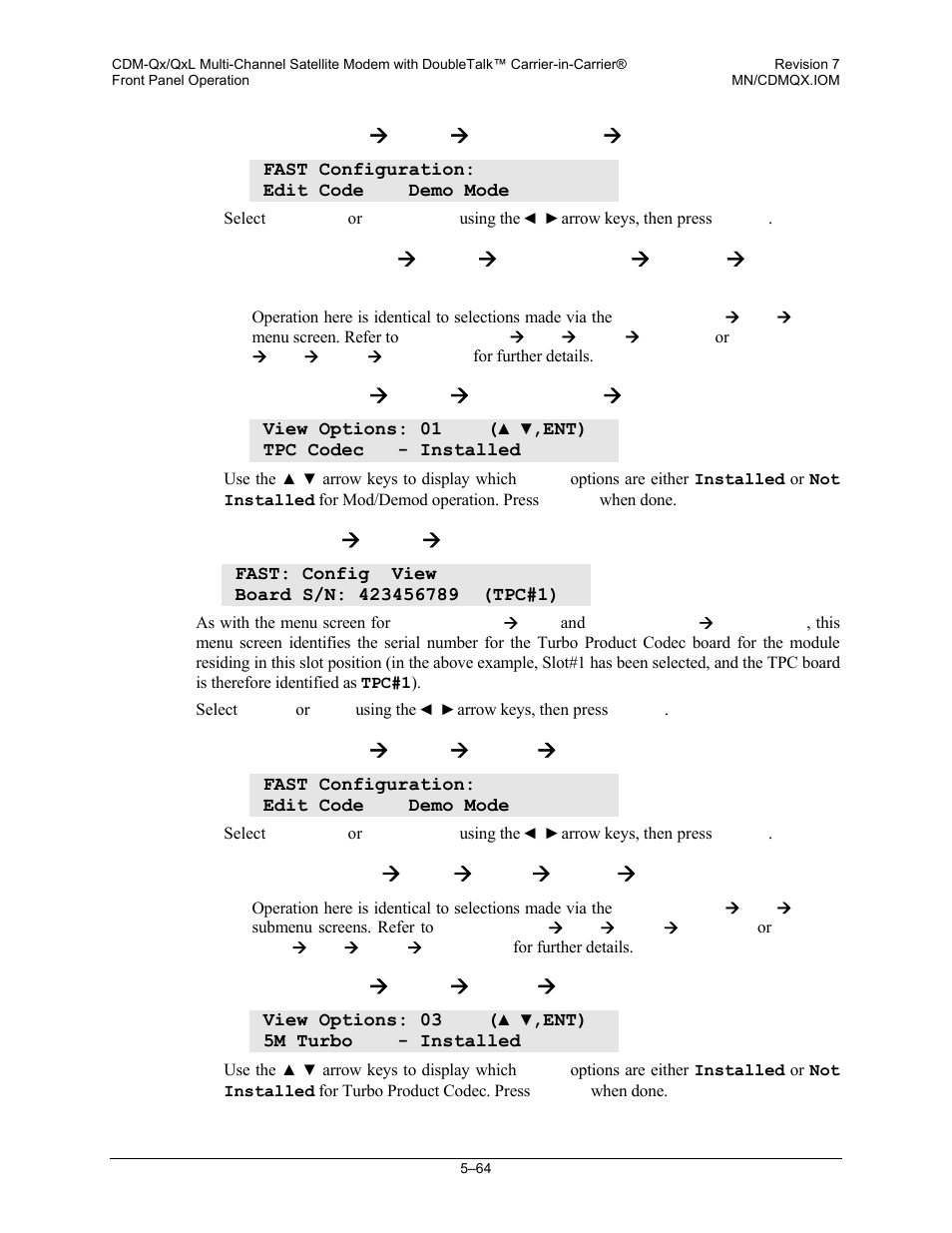 Mocomtech CDM-QX User Manual | Page 130 / 260