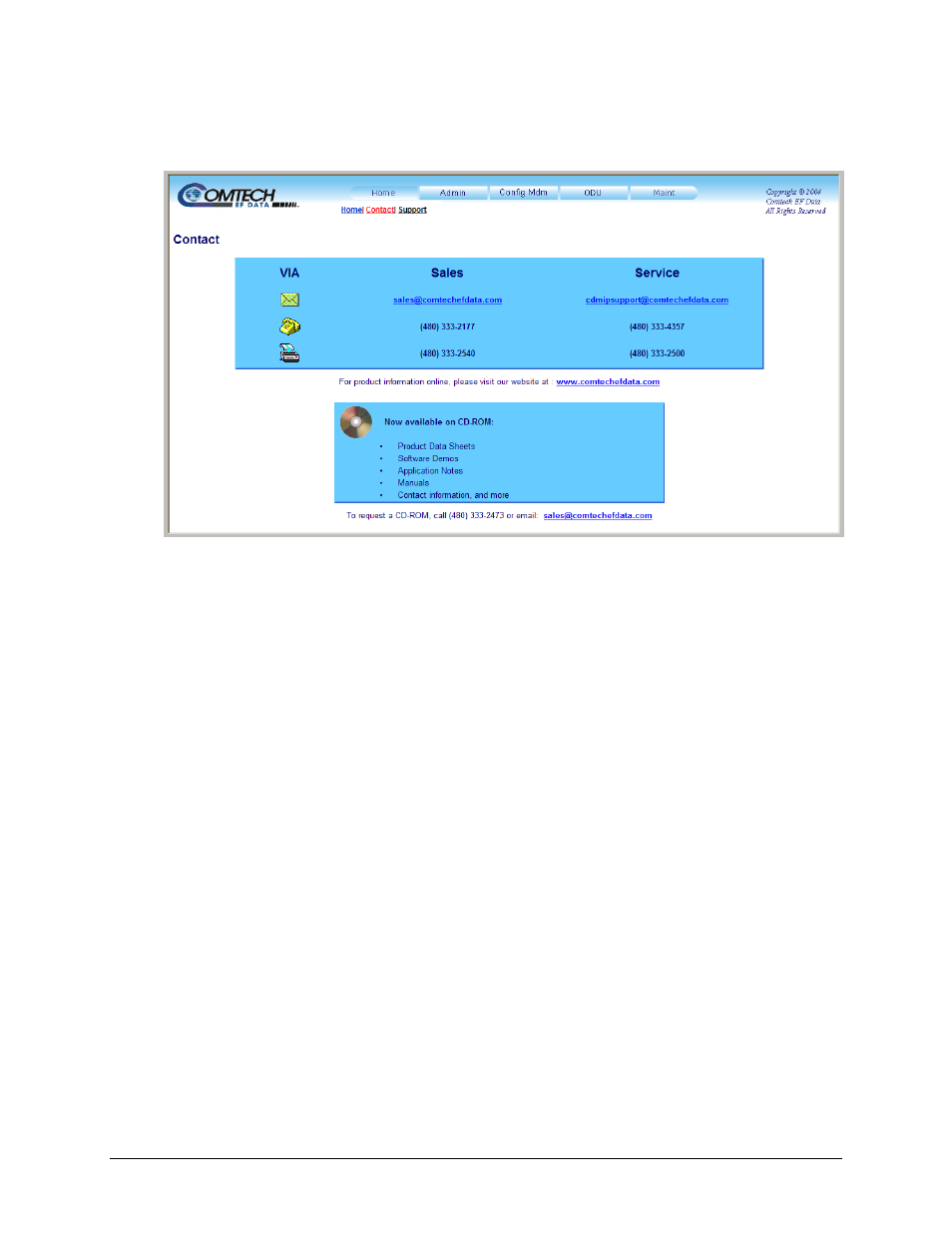 2 home | contact page | Mocomtech CDM-QX User Manual | Page 139 / 260