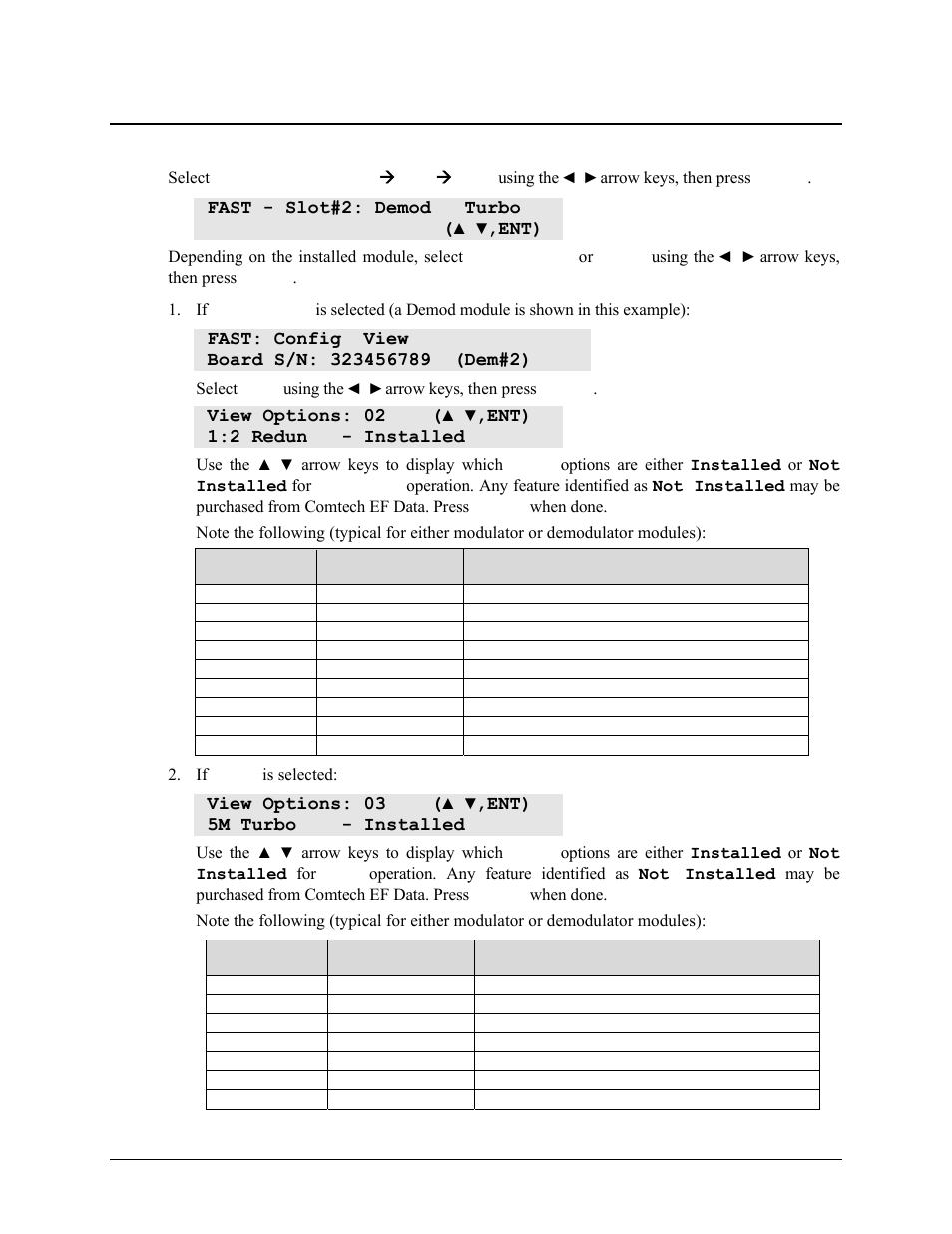 Mocomtech CDM-QX User Manual | Page 216 / 260