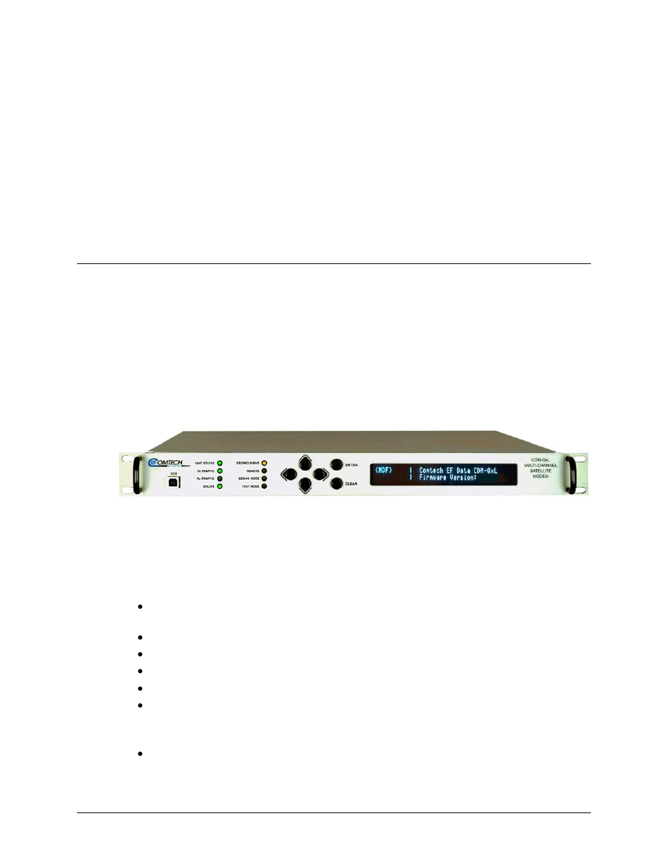 Chapter 1. introduction, 1 overview, 1 standard and optional features | Mocomtech CDM-QX User Manual | Page 25 / 260