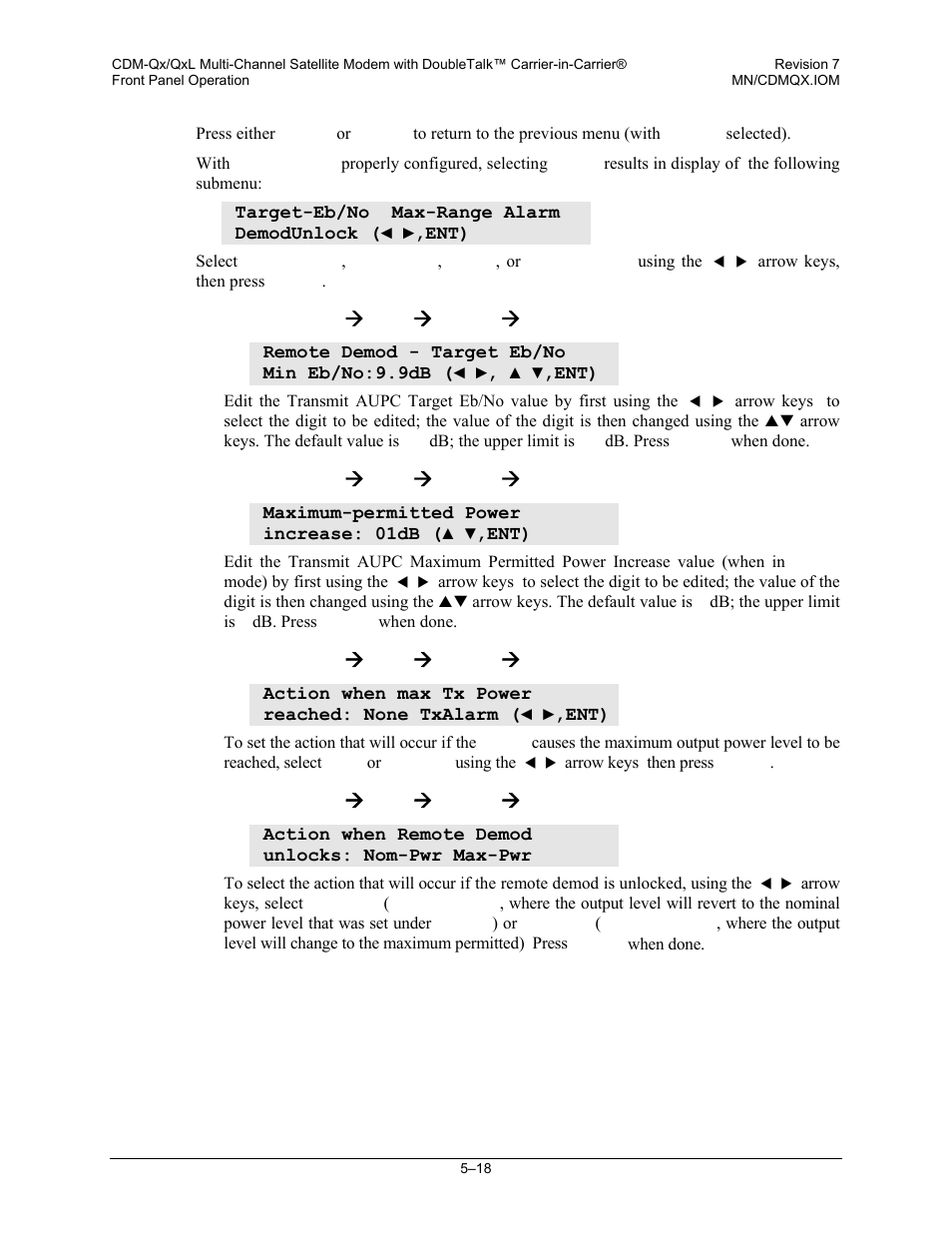 Mocomtech CDM-QX User Manual | Page 84 / 260