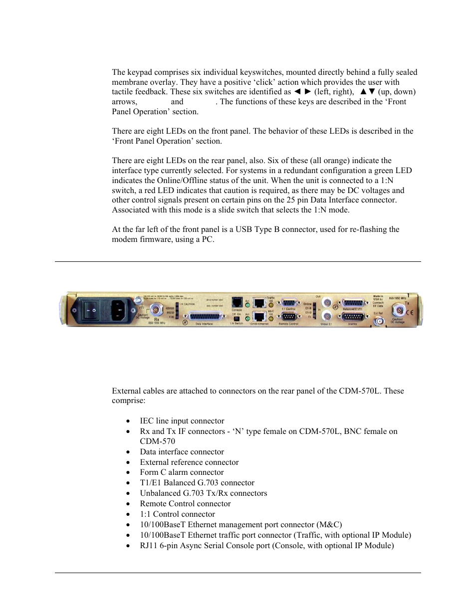 3 rear panel | Mocomtech CDM-570 User Manual | Page 114 / 452