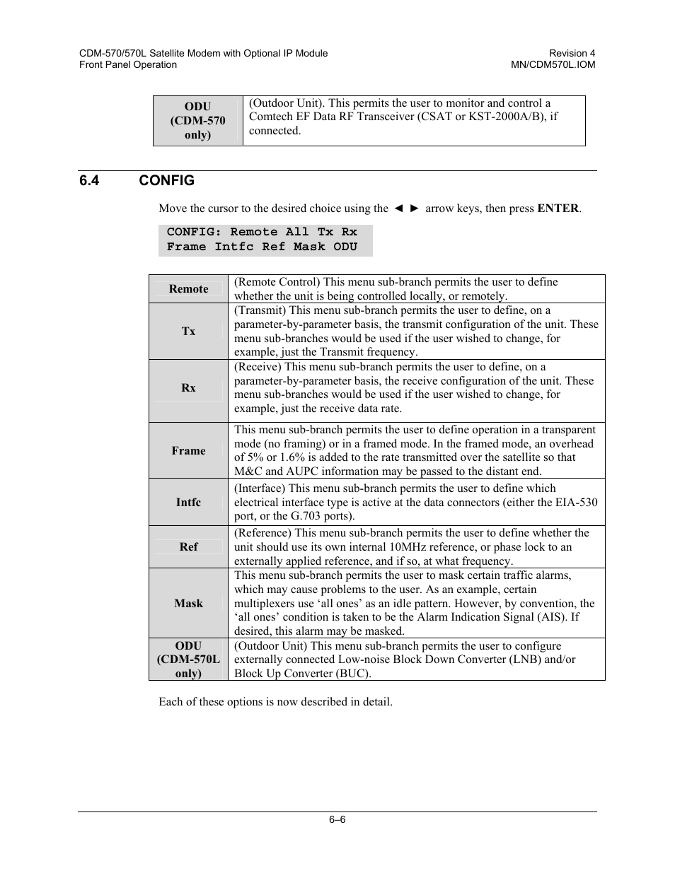 4 config | Mocomtech CDM-570 User Manual | Page 130 / 452