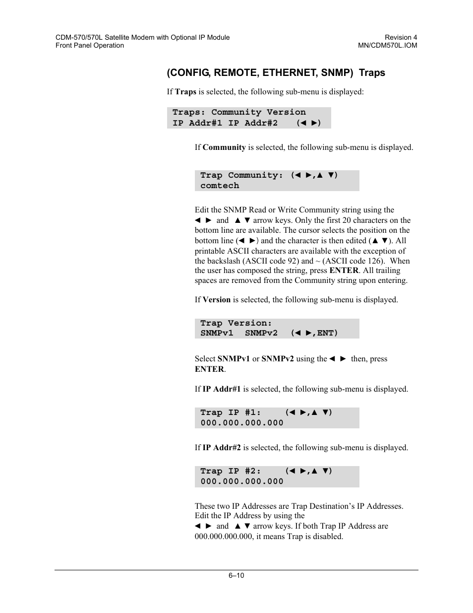 Mocomtech CDM-570 User Manual | Page 134 / 452