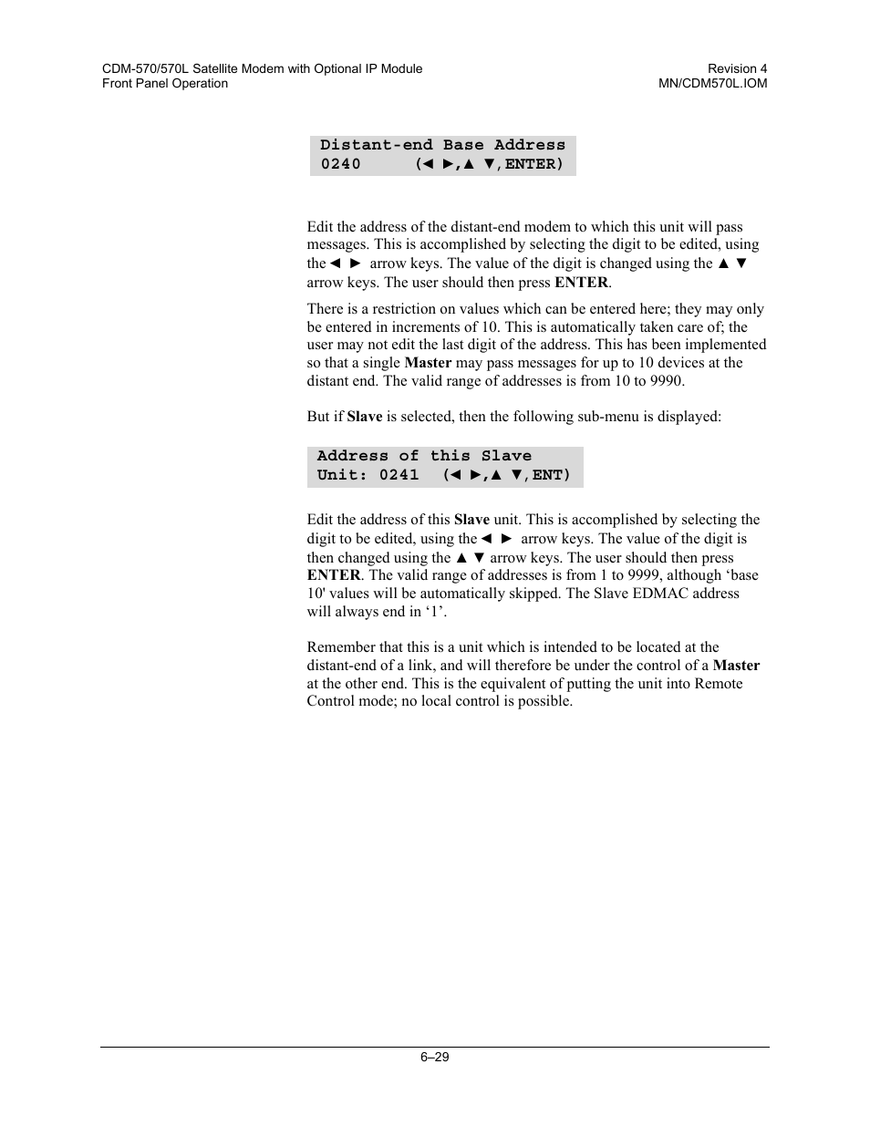 Mocomtech CDM-570 User Manual | Page 153 / 452