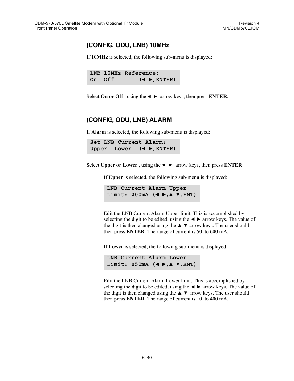 Mocomtech CDM-570 User Manual | Page 164 / 452