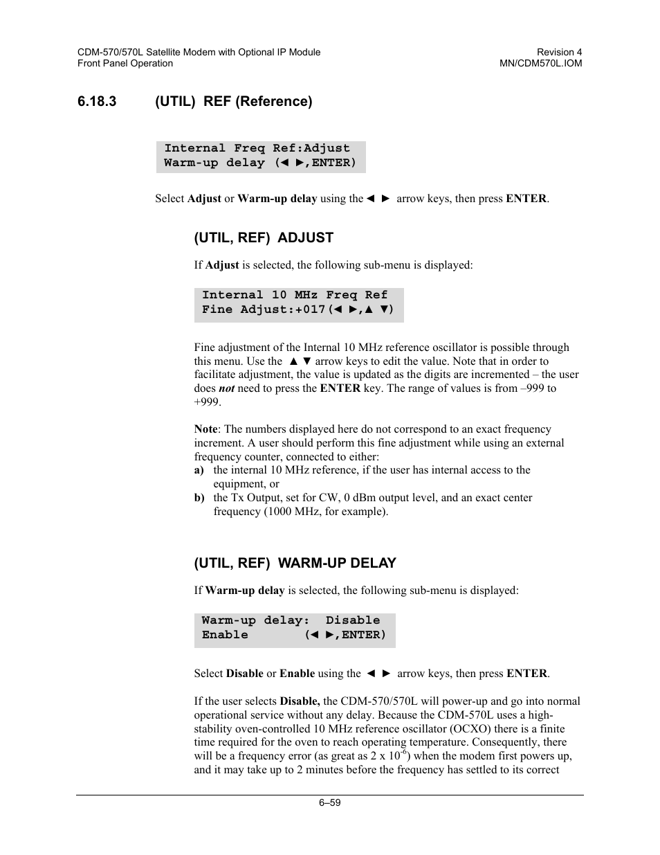 3 (util) ref (reference) | Mocomtech CDM-570 User Manual | Page 183 / 452