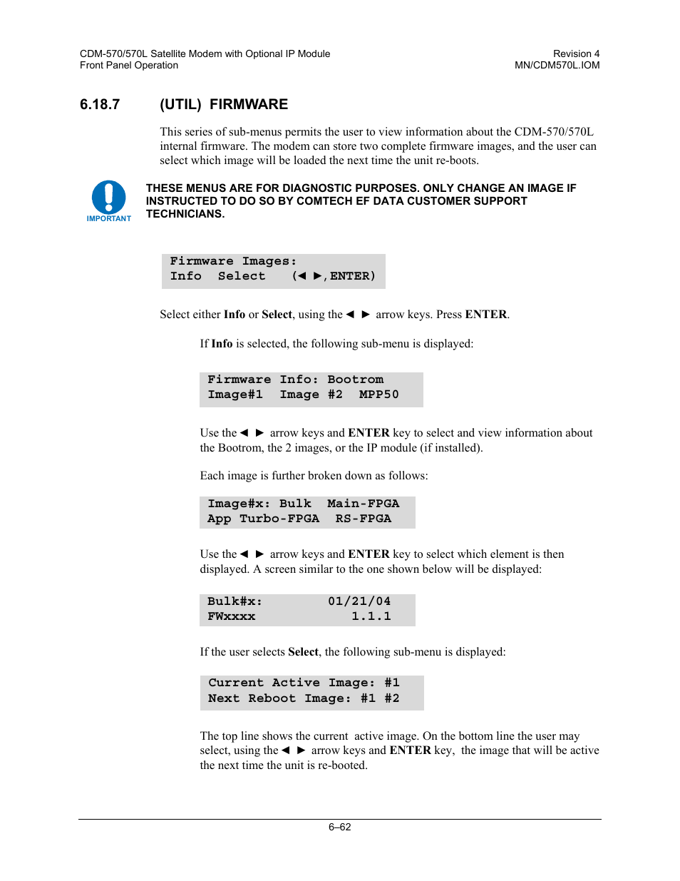 7 (util) firmware | Mocomtech CDM-570 User Manual | Page 186 / 452