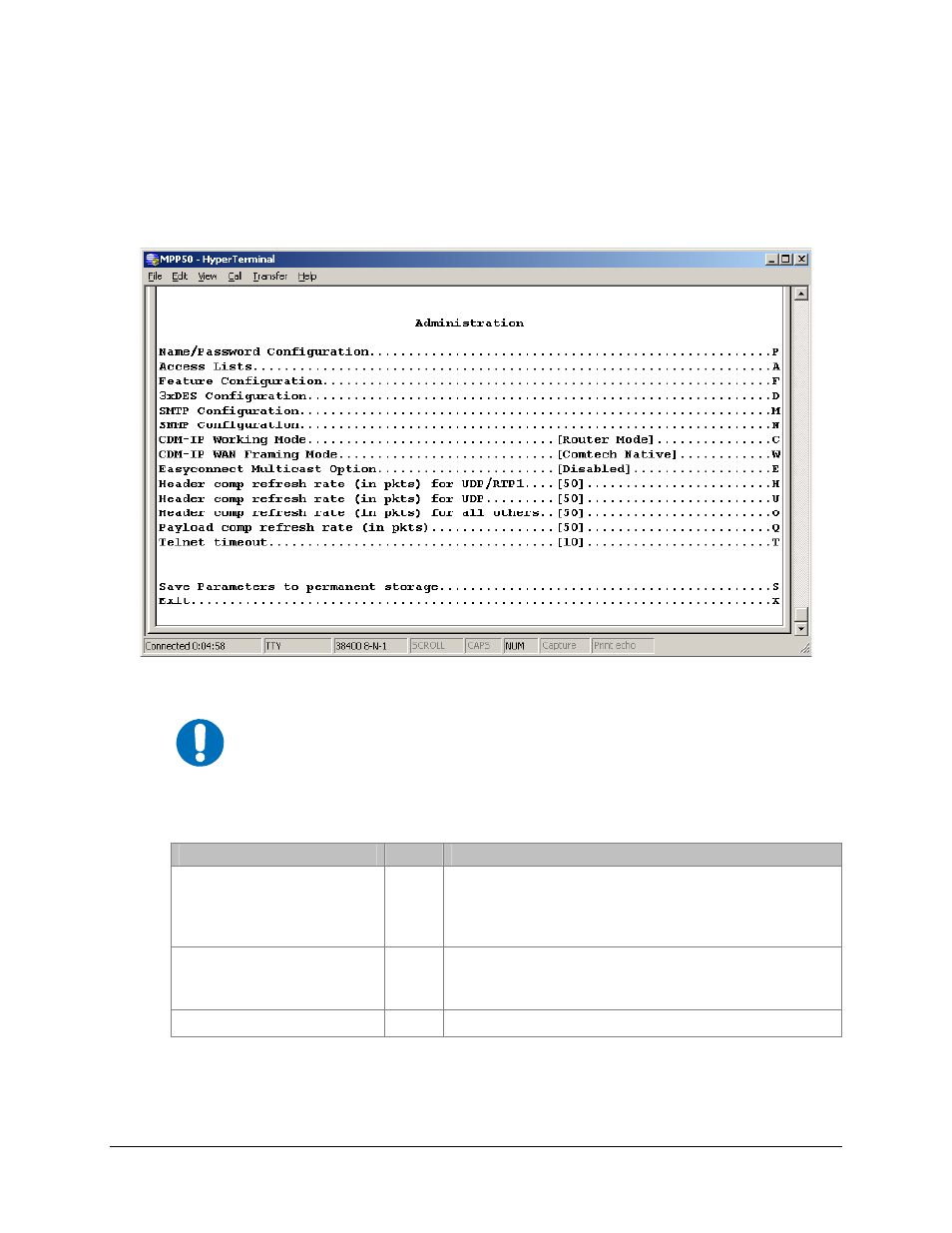 1 administration page | Mocomtech CDM-570 User Manual | Page 305 / 452