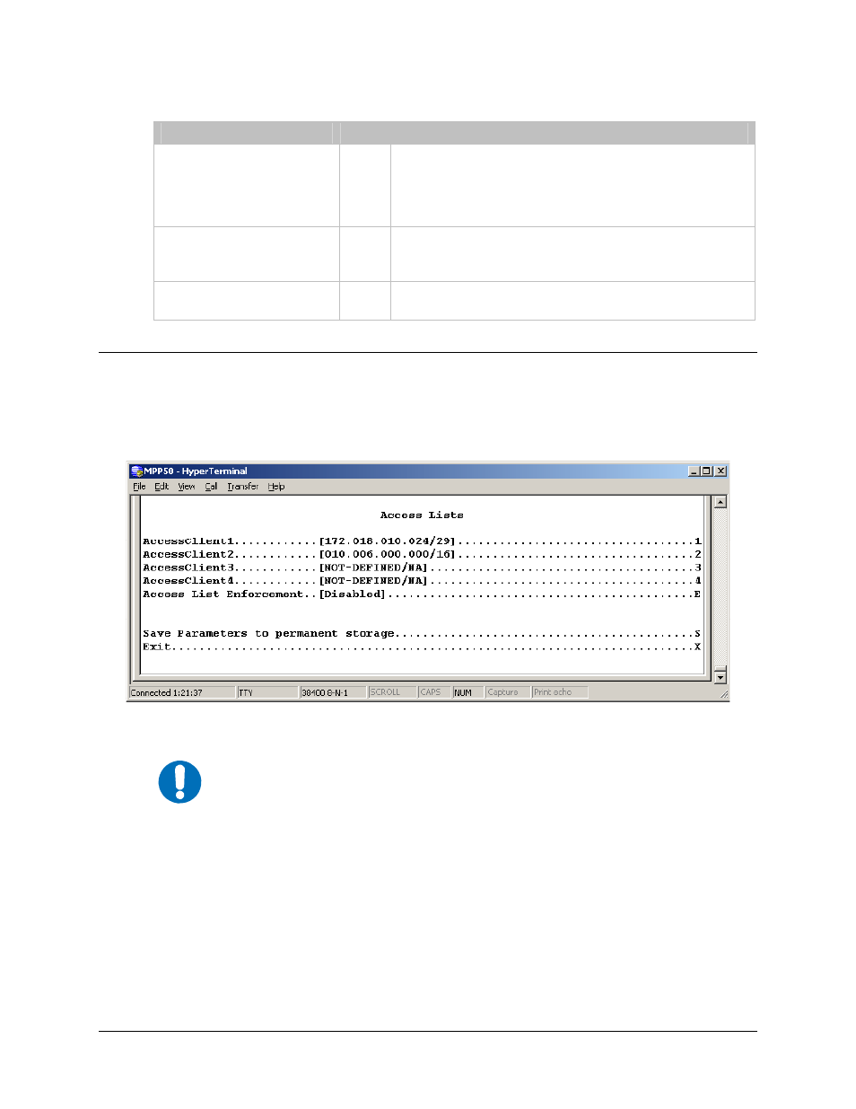 2 access lists page | Mocomtech CDM-570 User Manual | Page 308 / 452