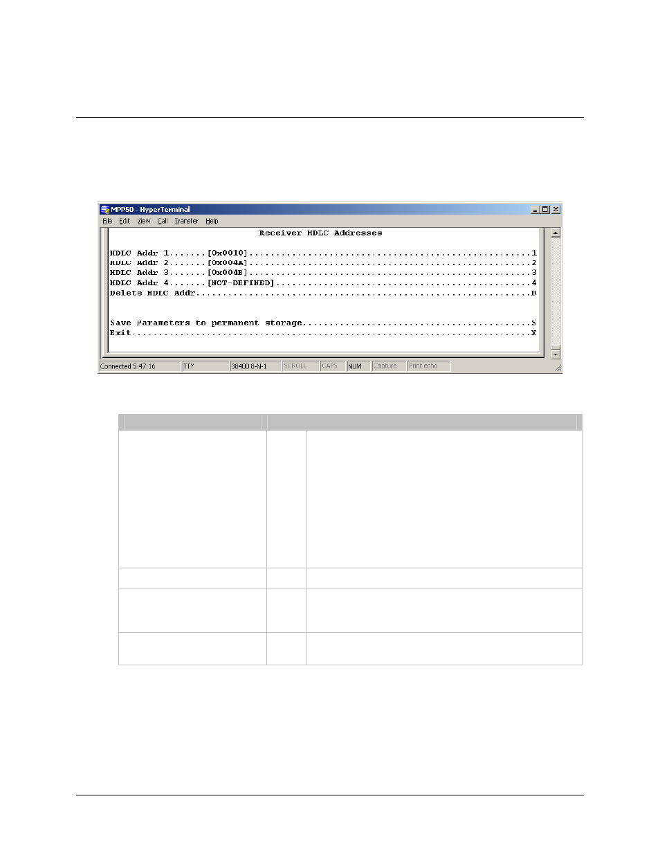 3 receiver hdlc addresses page | Mocomtech CDM-570 User Manual | Page 324 / 452