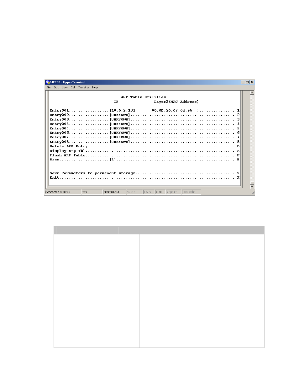 2 arp table utilities page | Mocomtech CDM-570 User Manual | Page 341 / 452